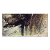 Meerblick-Studie mit Regen-Wolke, Meerblick mit Re Photo Karten Vorlage