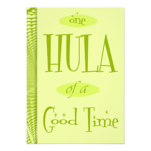 Meerespflanze Retro Luau Hula eine von den guten Z