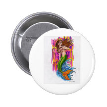 Meerjungfrau Anstecknadelbutton