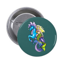 Meerjungfrau mermaid button