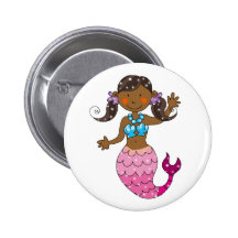 Meerjungfrauprinzessin Anstecknadelbutton