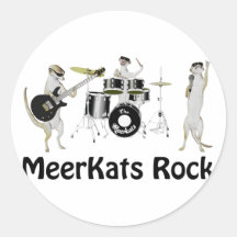 Meerkats Felsen das Haus Sticker