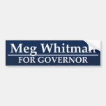 Meg Whitman für Gouverneur Auto Sticker