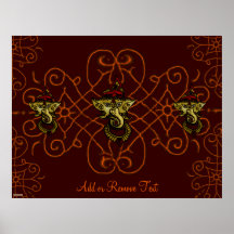 Mehndi Ganesha Poster