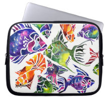 MEHR FISCHE IM MEER, LAPTOP-HÜLSE LAPTOP COMPUTER SCHUTZHÜLLE