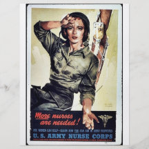 Mehr Krankenschwestern sind erforderlich! Vollfarbige Flyer