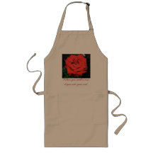 Mehr Rosen! Schürze