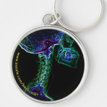 Mehrfarbiges C-Dorn Röntgenstrahl keychain Schlüsselanhänger