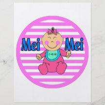 Mei Mei kleine Schwester Bedruckte Flyer