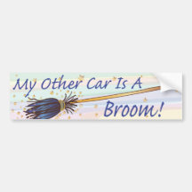 Mein anderes Auto ist ein Besen 7 - Bumber Aufkleb Autosticker