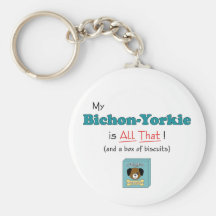 Mein Bichon-Yorkie ist alles das! Schlüsselbänder