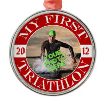 Mein erster Triathlon - kundengerechtes Foto und J ornaments