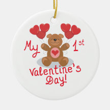 Mein erster Valentinstag Ornament