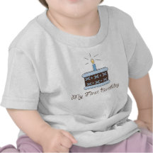 Mein erstes Geburtstags-Kuchen-Jungen-T-Shirt