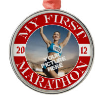 Mein erstes Marathon - kundengerechtes Foto und Ja ornaments