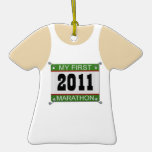 Mein erstes Marathon-Unterhemd - 2011 Weinachtsornamente