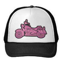 Mein erstes rosa Motorrad Retrokultcap