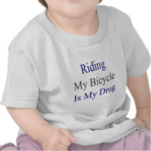 Mein Fahrrad zu fahren ist meine Droge Tshirts