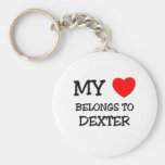 Mein Herz gehört Dexter Schlüsselanhänger