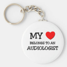 Mein Herz gehört einem AUDIOLOGEN Schlüsselbänder