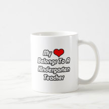 Mein Herz gehört einer Kindergärtnerin Tee Tassen
