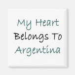 Mein Herz gehört nach Argentinien Magnets