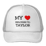 Mein Herz gehört Taylor Baseball Mützen
