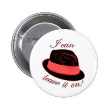 Mein Hut Anstecknadelbutton