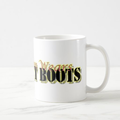 Mein Mann trägt Kampfstiefel Tasse