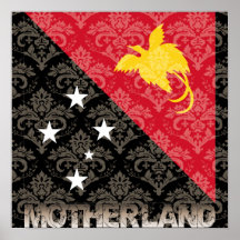 Mein Mutterland Papua-Neu-Guinea Plakat