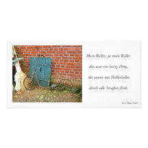Mein Roller Photo Karten Vorlage