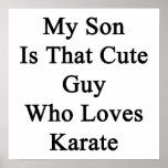Mein Sohn ist dieser niedliche Typ, der Liebe-Kara Plakat