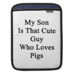 Mein Sohn ist dieser niedliche Typ, der Liebe-Schw Sleeve Für iPads