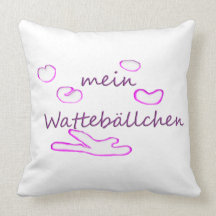 Mein Wattebällchen Kissen
