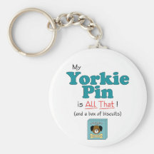 Mein Yorkie Pin ist aller das! Schlüsselanhänger