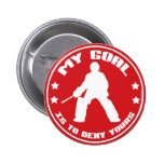 Mein Ziel, Feld-Hockey-Tormann Buttons