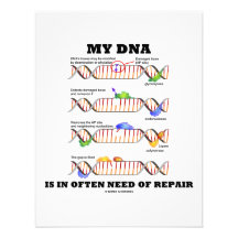 Meine DNA ist häufig im Bedarf der Reparatur (DNA- Individuelle Einladungskarten