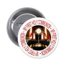 Meine erste heilige Kommunion Anstecknadelbuttons