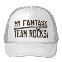 Meine Fantasie-Team-Felsen! Hut Baseballcaps