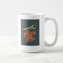 Meine Garage meine Regeln Kaffeehaferl