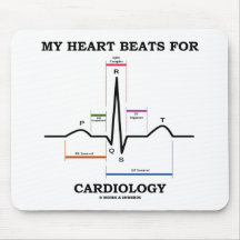 Meine Herz-Schläge für Kardiologie (Kurve-Rhythmus Mauspad