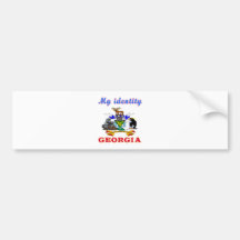 Meine Identität Georgia Auto Sticker