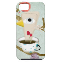 Meine Kunst - Teacup-Badewannen-hässlicher Vogel Schutzhülle Fürs iPhone 5