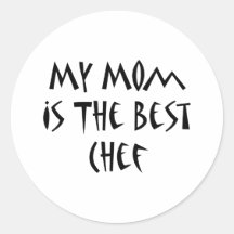 Meine Mamma ist der beste Koch Aufkleber