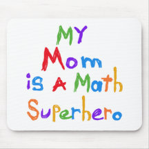 Meine Mamma-Mathe-Superheld-T-Shirts und Geschenke Mousepads