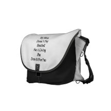 Meine Mamma spielt nicht Baseball für a-Leben, das Kuriertasche