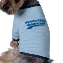 Meine Mamma trat den Hintern des Krebses Haustier Tshirt