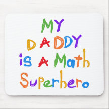 Meine Vati-Mathe-Superheld-T-Shirts und Geschenke Mousepad