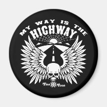 Meine Weisen-Landstraße Kühlschrankmagnet