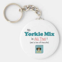 Meine Yorkie Mischung ist alle das! Schlüsselbänder